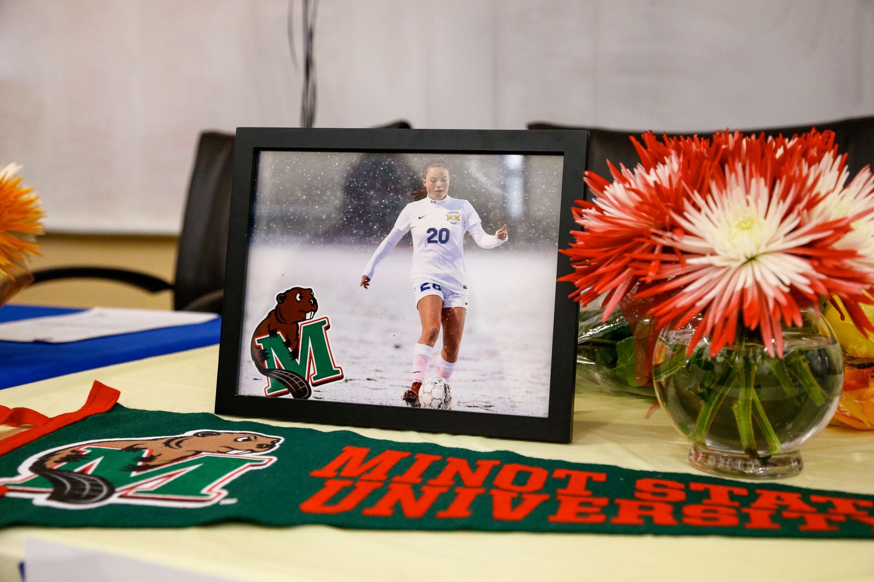 SIGNING DAY: Rampart athletes sign their National Letter of Intent